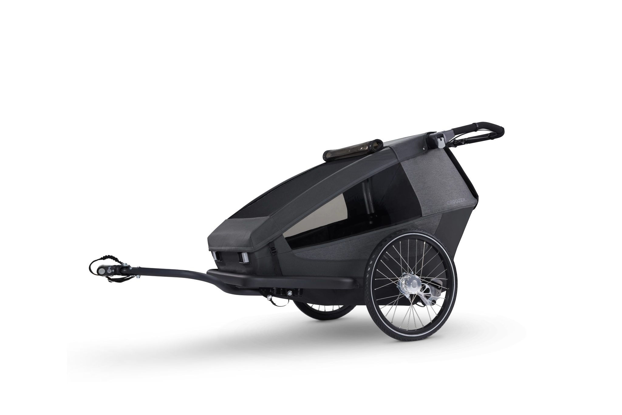 Yuuna modular bike trailer – Kid, Dog, Cargo Moonlight Black 2